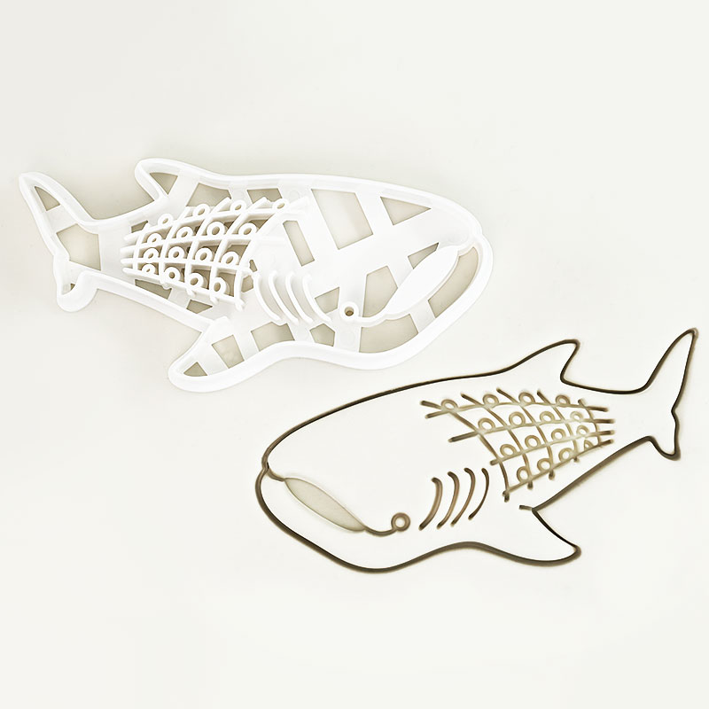 1 Pc/4 Pcs Shark Cookie Cutter - đánh giá và giá Kitchen Baking Cookies
