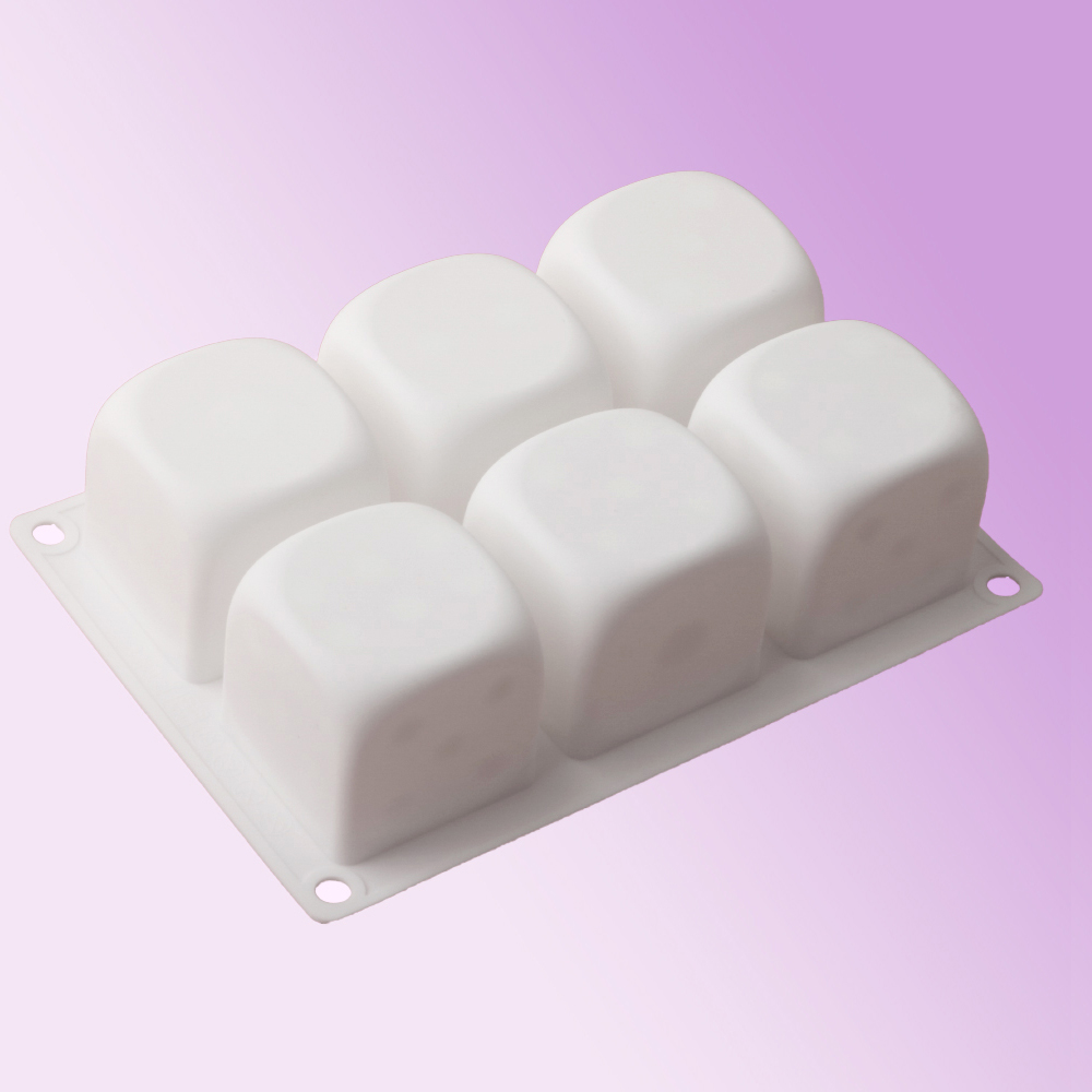 6-Cell Cube Mousse Cake Mould  - đánh giá và giá Baking Kitchen Design