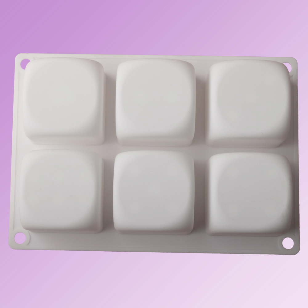 6-Cell Cube Mousse Cake Mould  - đánh giá và giá Baking Kitchen Design
