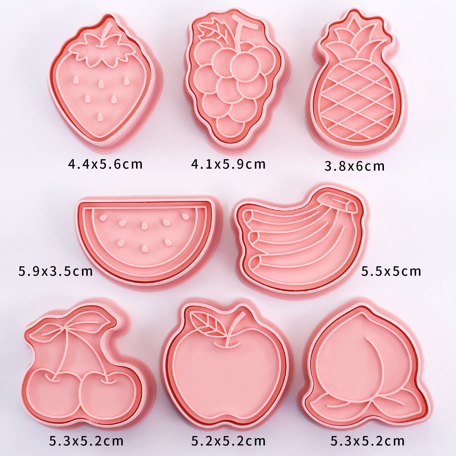 8 Piece Cute Fruits Cookie Cut - đánh giá và giá Kitchen Baking Cookies