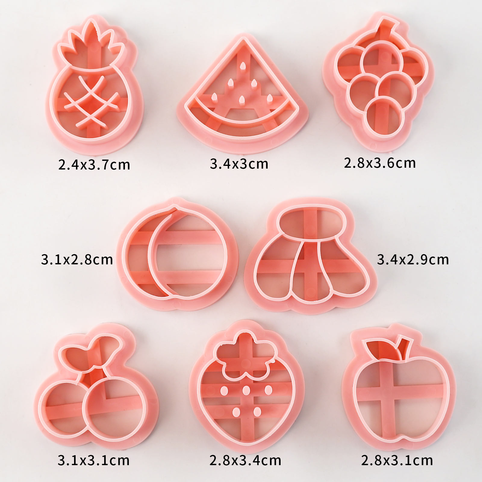 8 Piece Cute Fruits Cookie Cut - đánh giá và giá Kitchen Baking Cookies