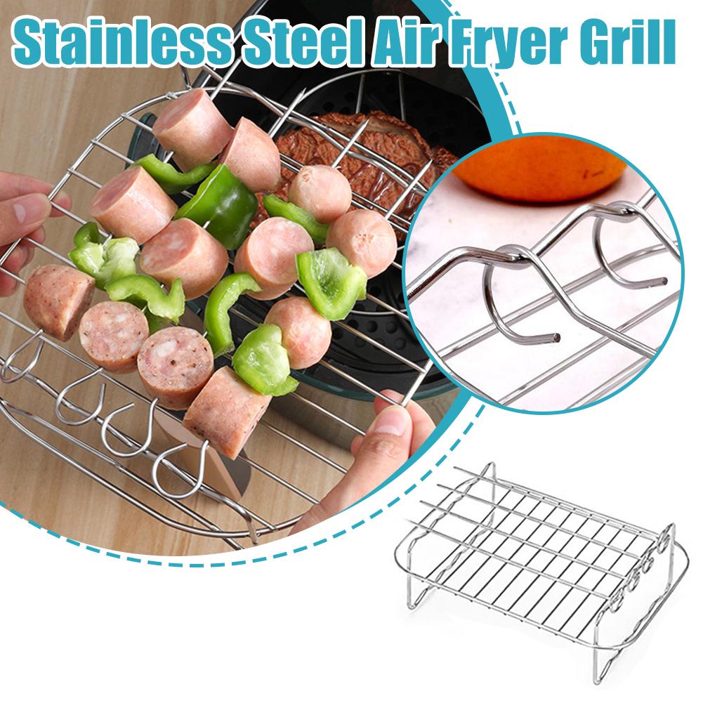 Stainless Steel Air Fryer Bask - đánh giá và giá Kitchen Baking Pan Organizer