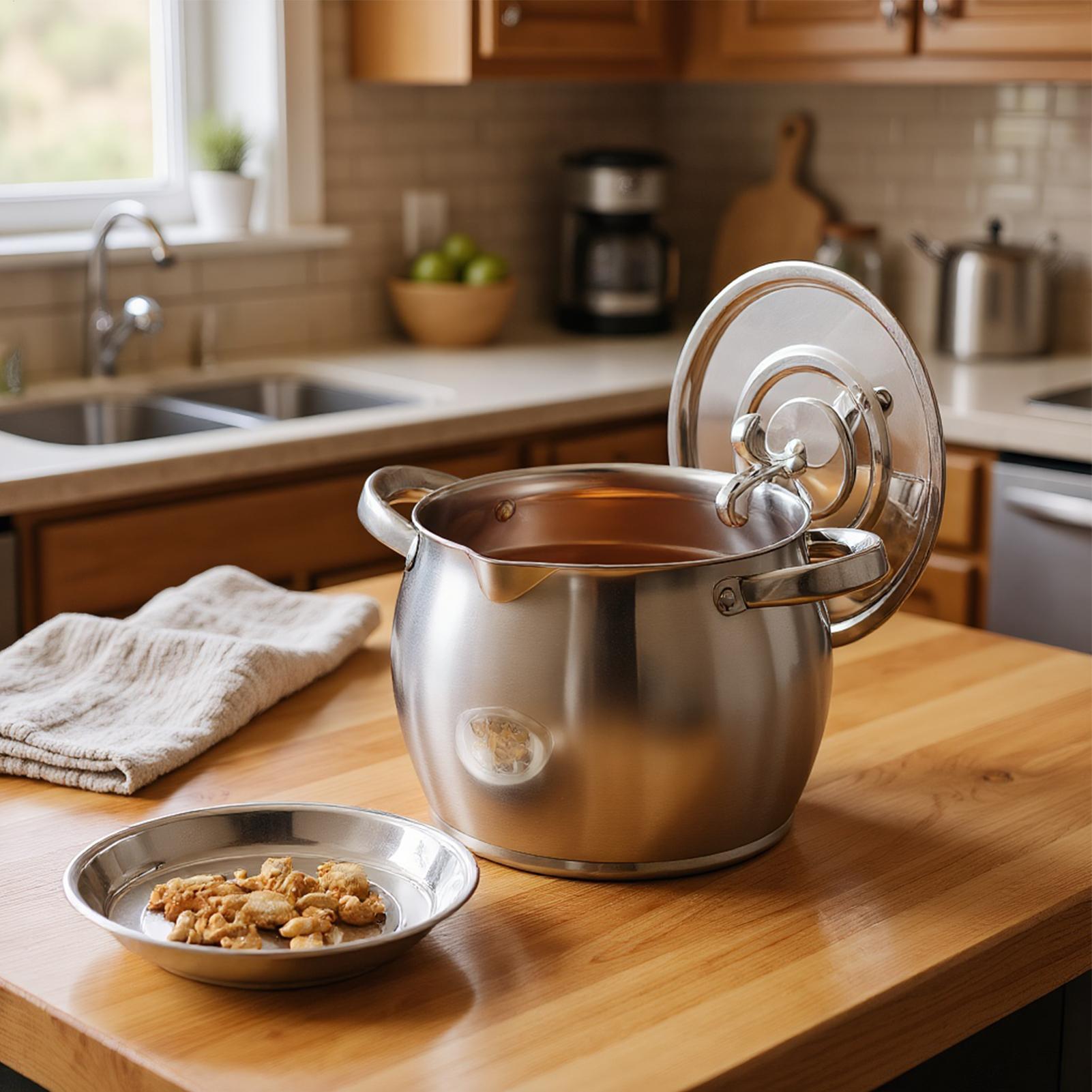 Grease Container Stainless Ste - đánh giá và giá Kitchen Baking Canisters
