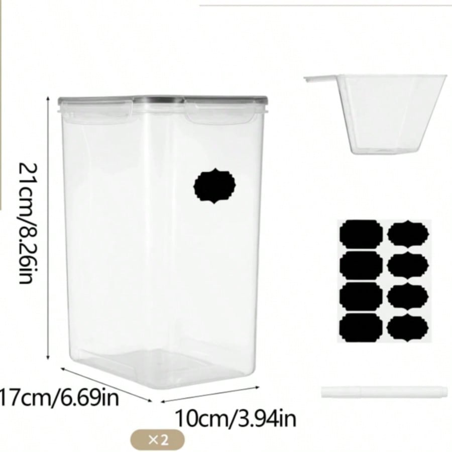 Extra Large Airtight Food Stor - đánh giá và giá Kitchen Baking Canisters