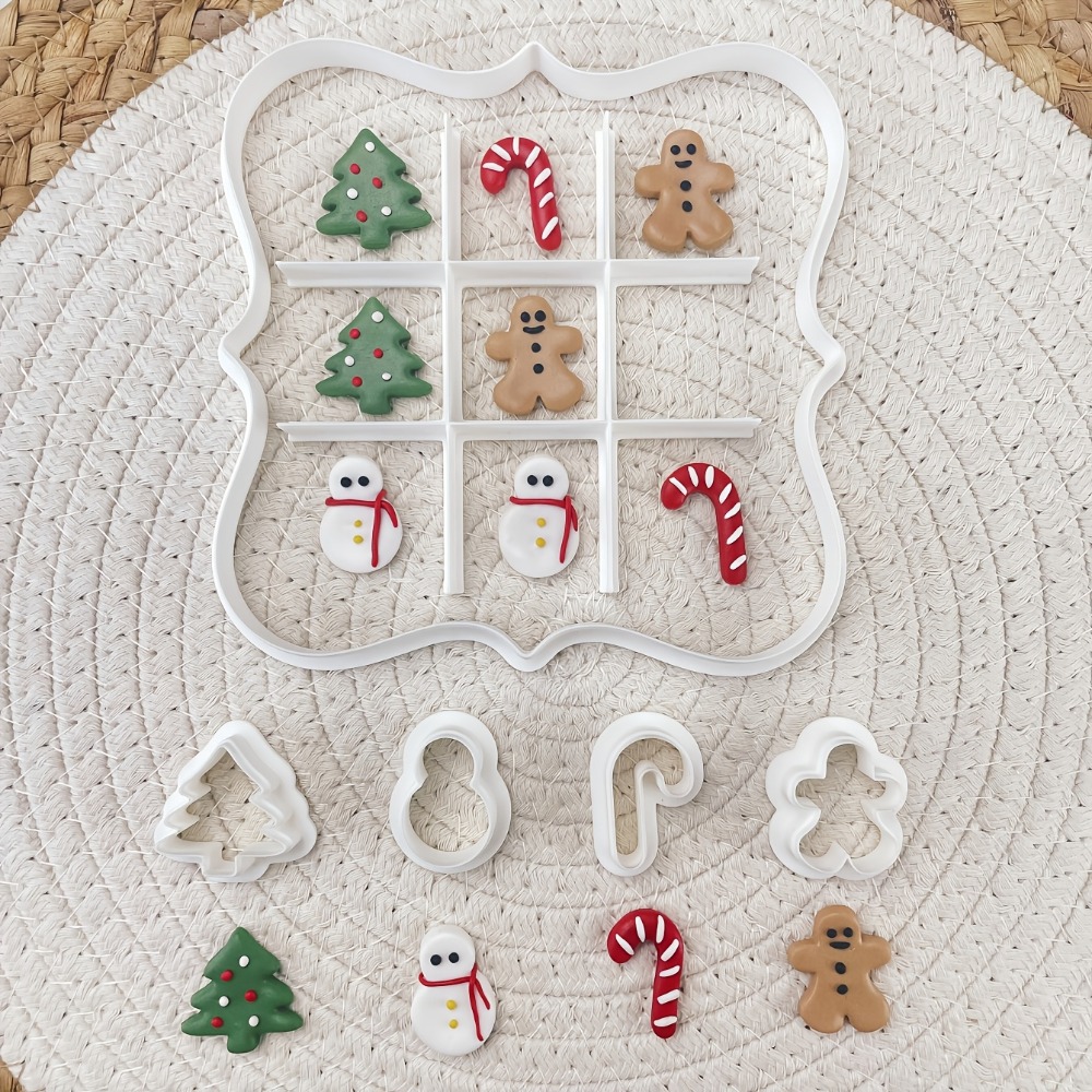 6Pcs Christmas Tic Tac Toe Coo - đánh giá và giá Kitchen Baking Cookies