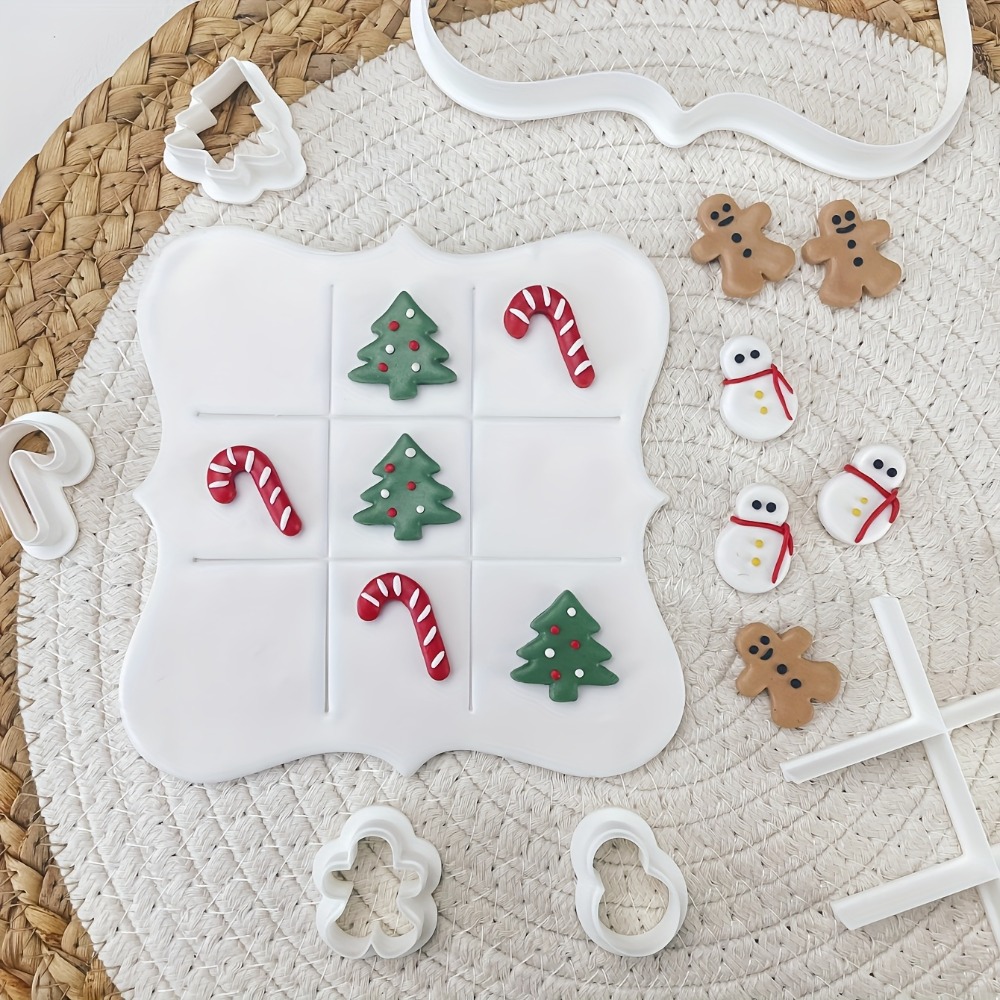 6Pcs Christmas Tic Tac Toe Coo - đánh giá và giá Kitchen Baking Cookies