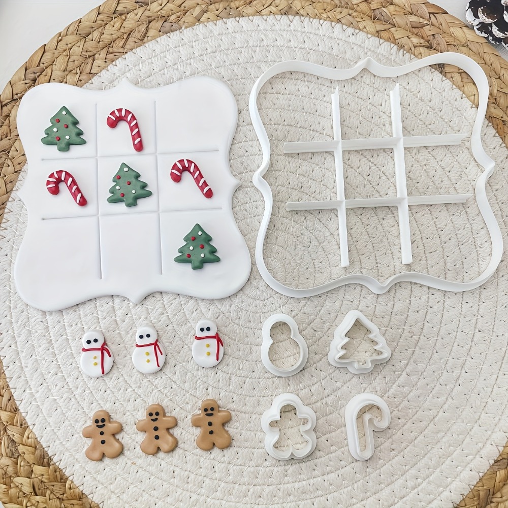 6Pcs Christmas Tic Tac Toe Coo - đánh giá và giá Kitchen Baking Cookies
