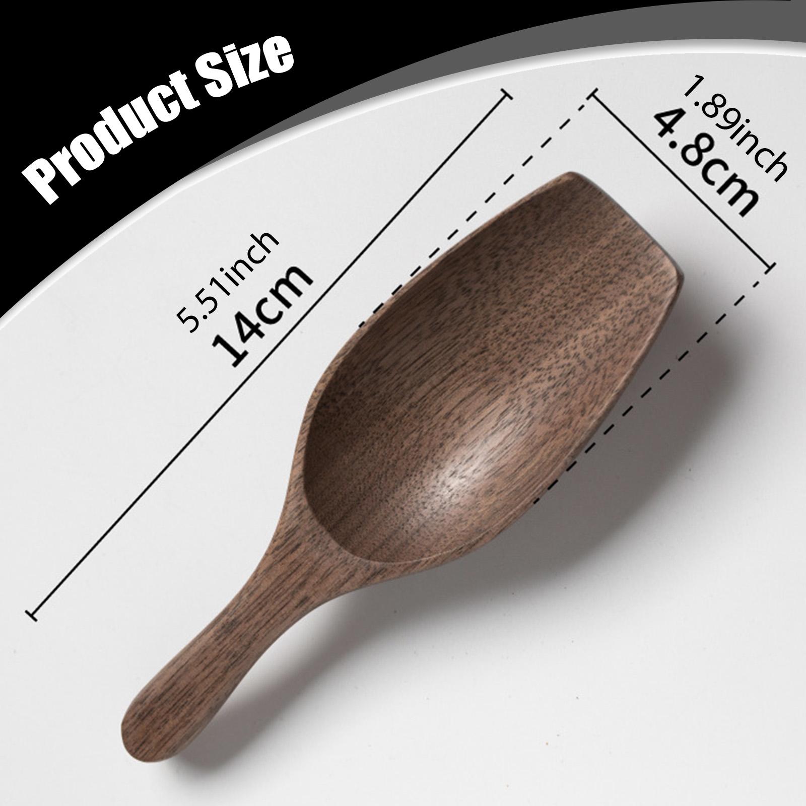 Solid Wood Coffee Measuring Sp - đánh giá và giá Kitchen Baking Canisters