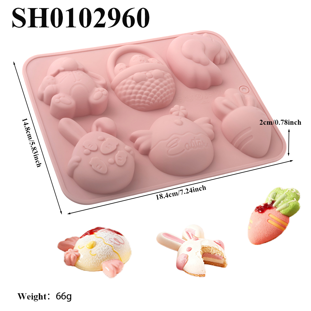 Easter Silicone Cake Mold 6-Ce - đánh giá và giá Baking Kitchen Design
