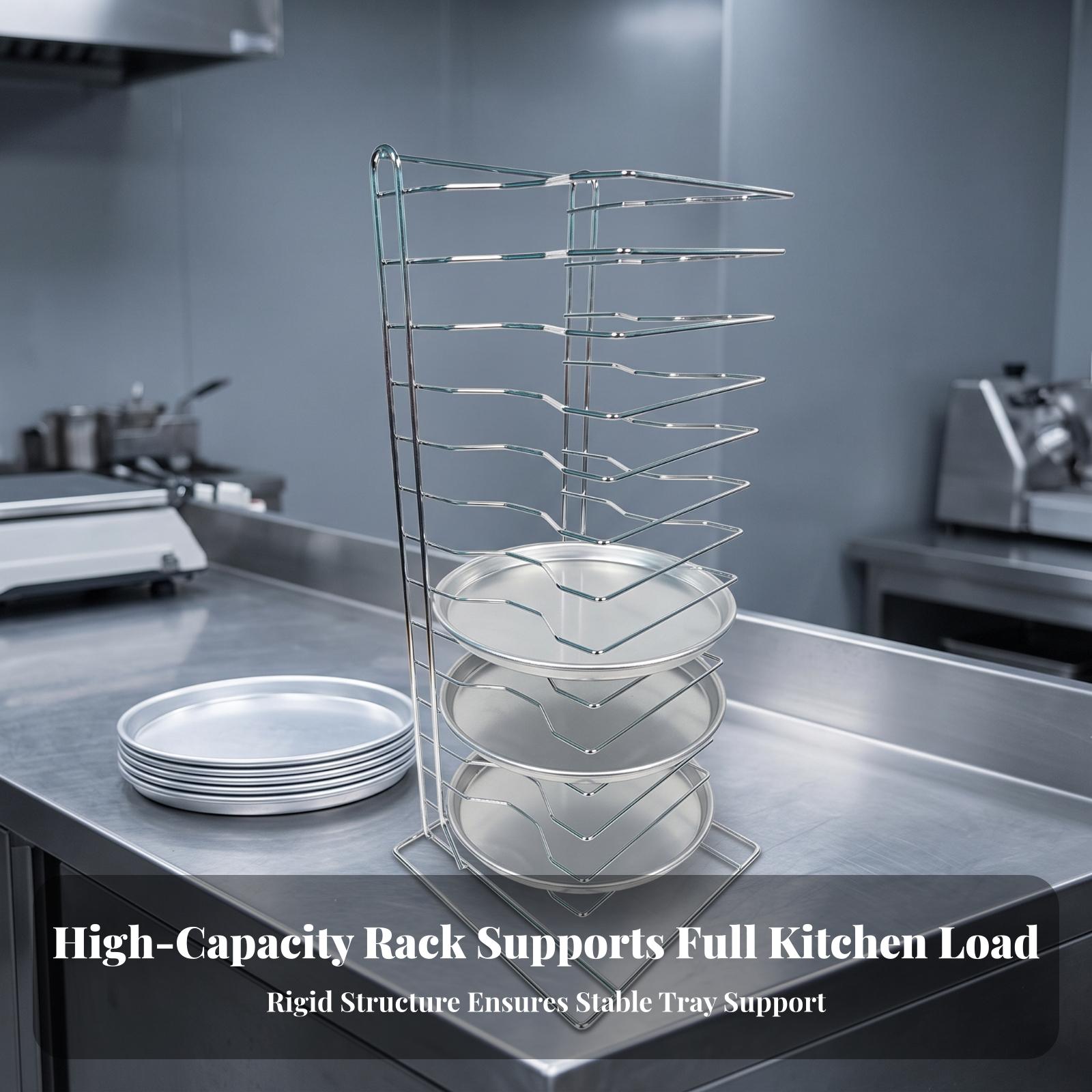Vertical Pizza Cooling Rack fo - đánh giá và giá Kitchen Baking Pan Organizer