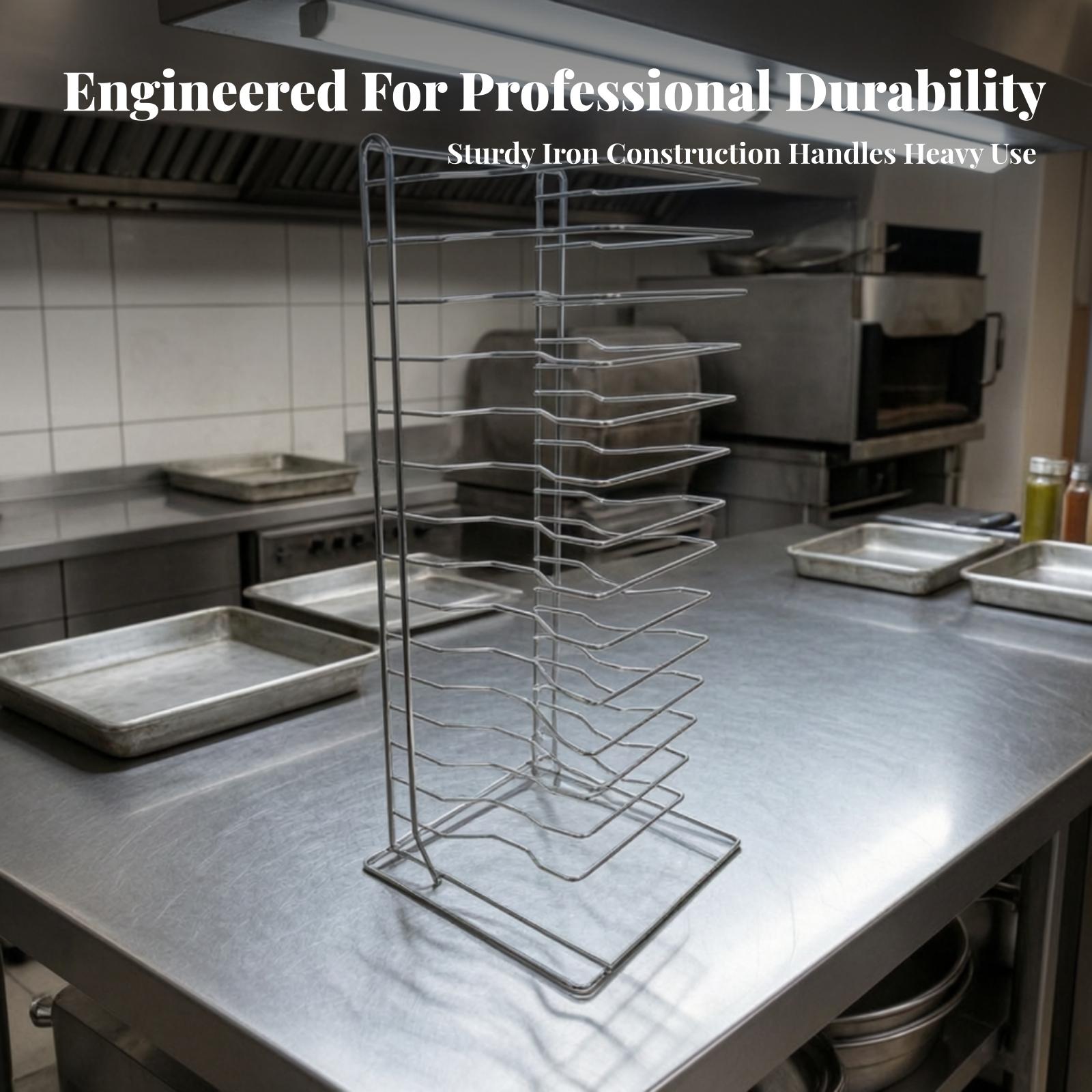 Vertical Pizza Cooling Rack fo - đánh giá và giá Kitchen Baking Pan Organizer