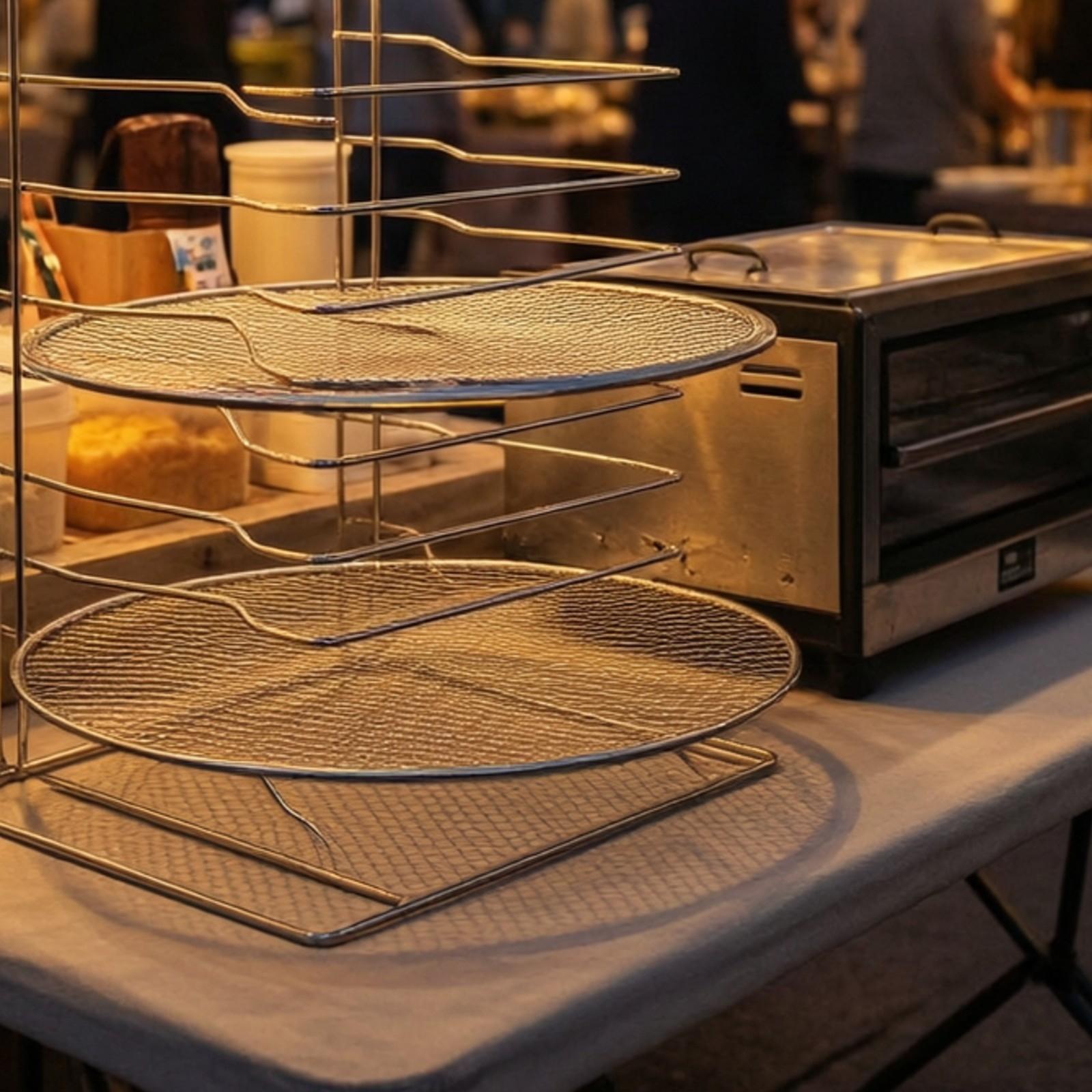 Vertical Pizza Cooling Rack fo - đánh giá và giá Kitchen Baking Pan Organizer