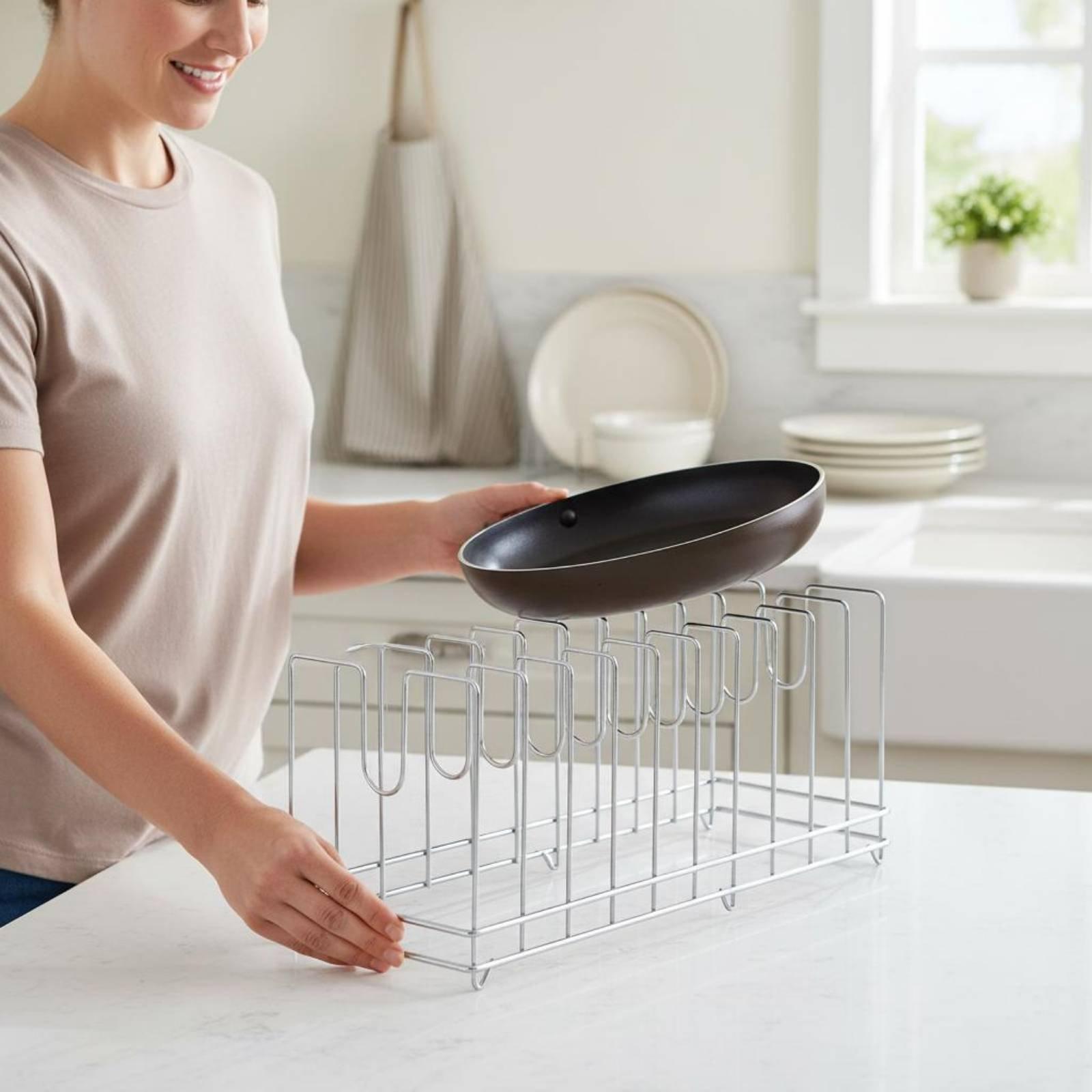 Vertical Kitchen Shelf Rack fo - đánh giá và giá Kitchen Baking Pan Organizer