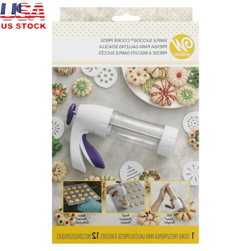 Ergonomic Cookie Press 13-Piec - đánh giá và giá Kitchen Baking Cookies