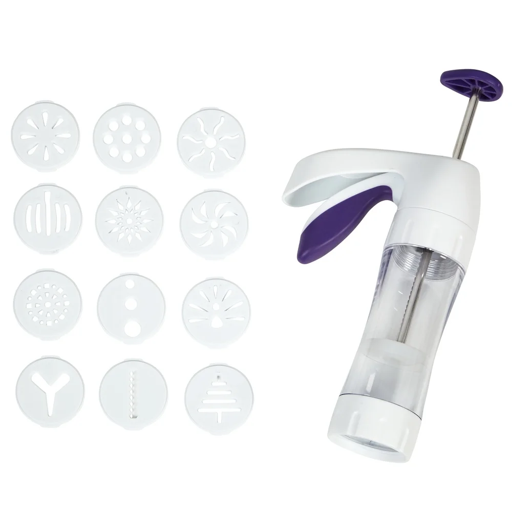 Ergonomic Cookie Press 13-Piec - đánh giá và giá Kitchen Baking Cookies