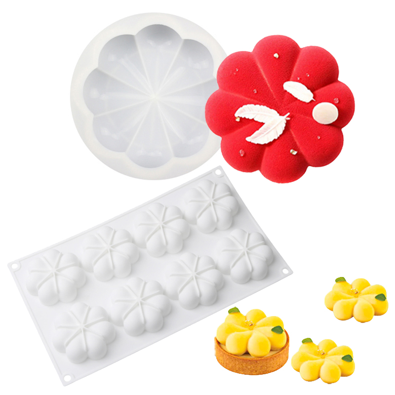 1 or 8 Cells Flower Petal Desi - đánh giá và giá Baking Kitchen Design