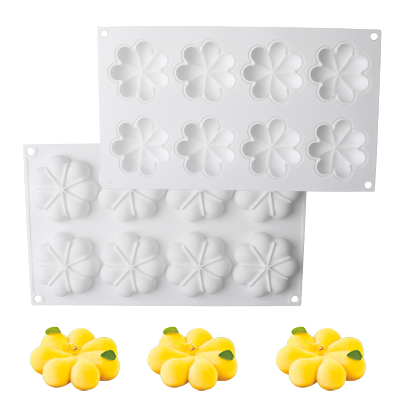 1 or 8 Cells Flower Petal Desi - đánh giá và giá Baking Kitchen Design