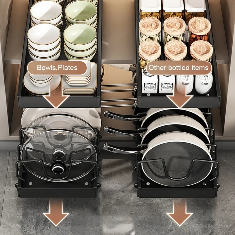 Hot SaleMultifunctional Pull-o - đánh giá và giá Kitchen Baking Pan Organizer