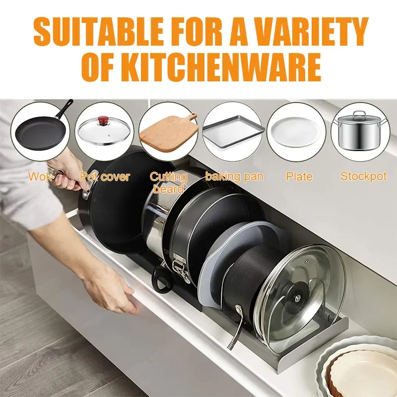 Expandable Stainless Steel Sto - đánh giá và giá Kitchen Baking Pan Organizer
