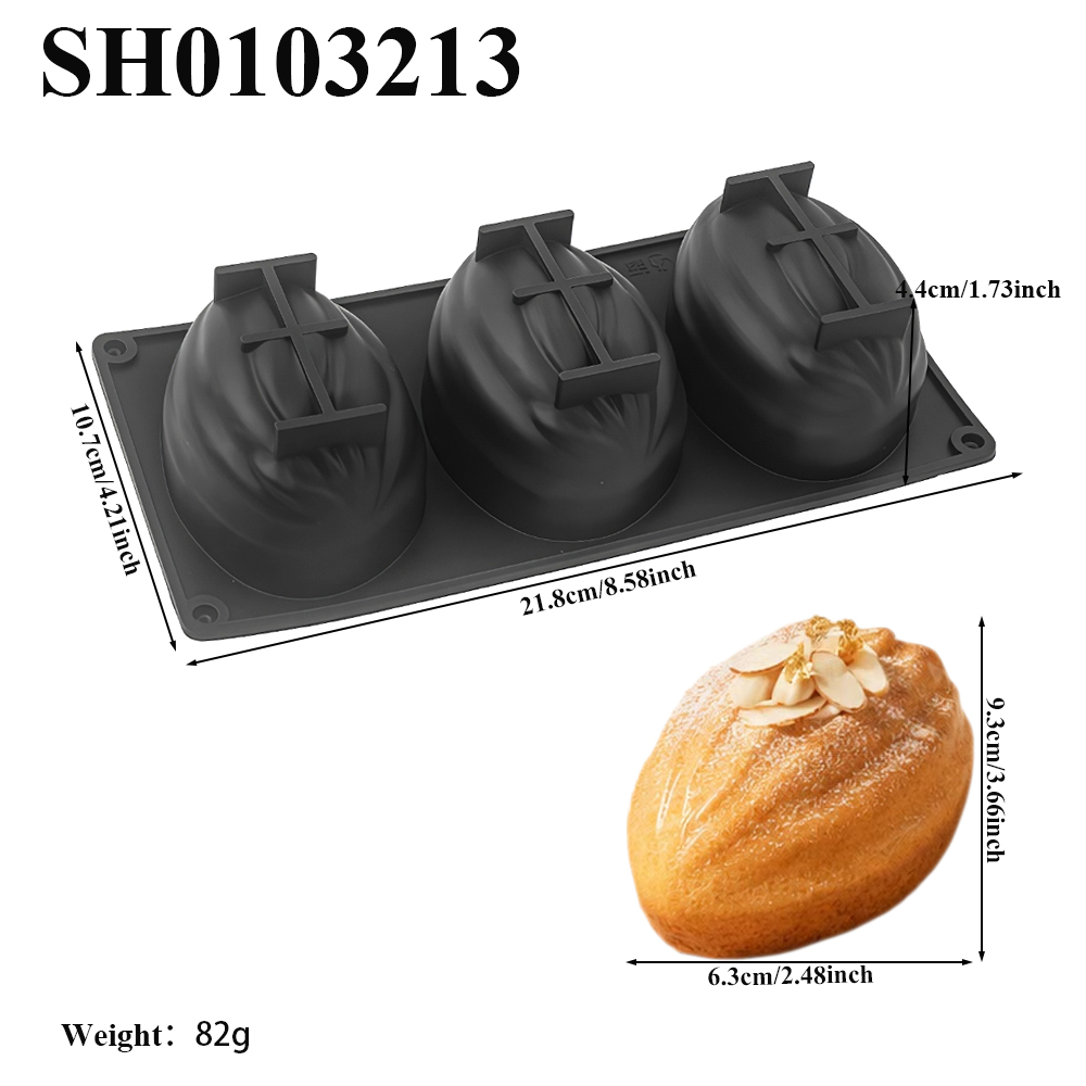 3 or 8-Cell Almond Nut Design  - đánh giá và giá Baking Kitchen Design