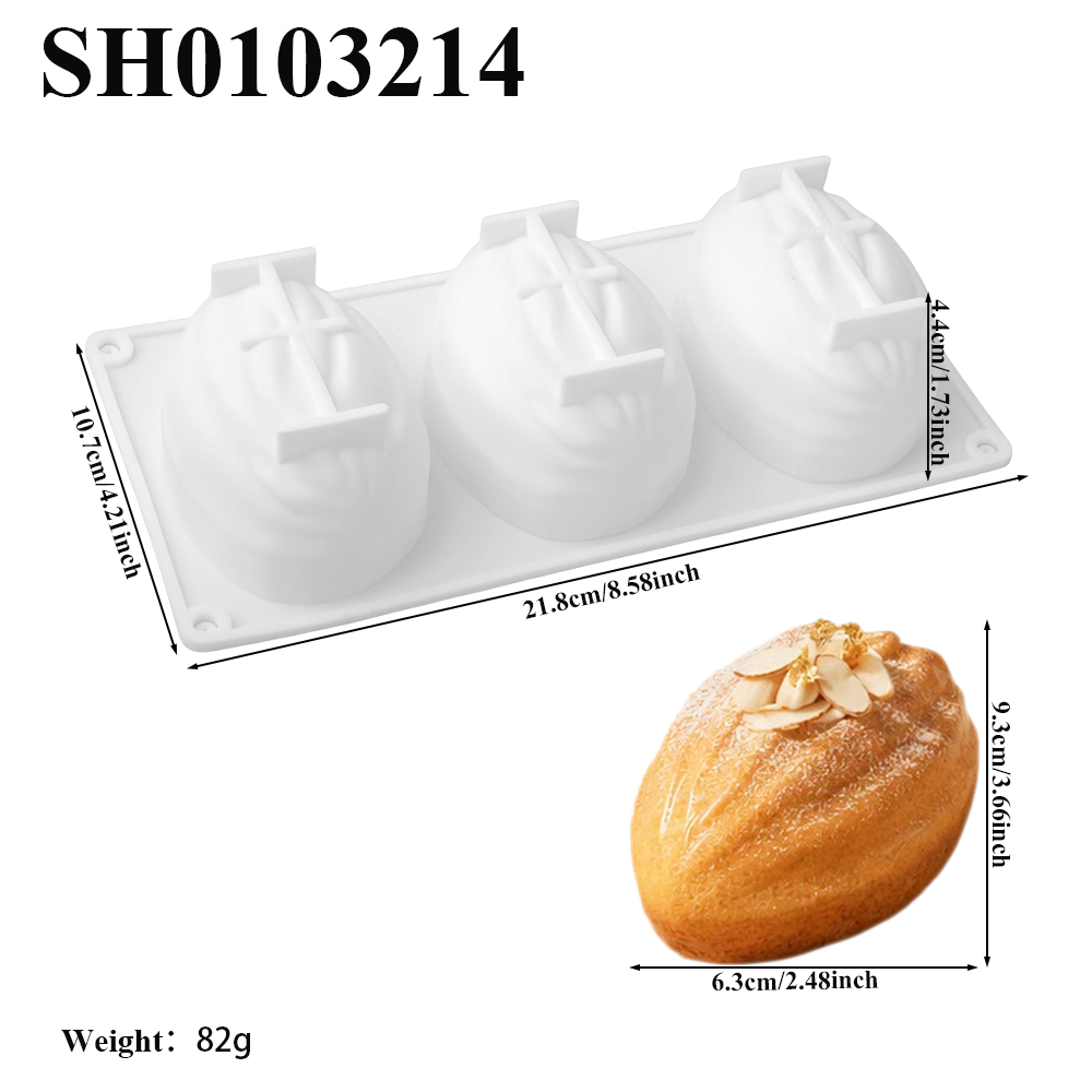 3 or 8-Cell Almond Nut Design  - đánh giá và giá Baking Kitchen Design