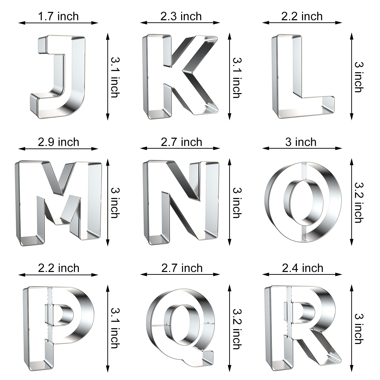 Letter Cookie Cutters Shapes - - đánh giá và giá Kitchen Baking Cookies