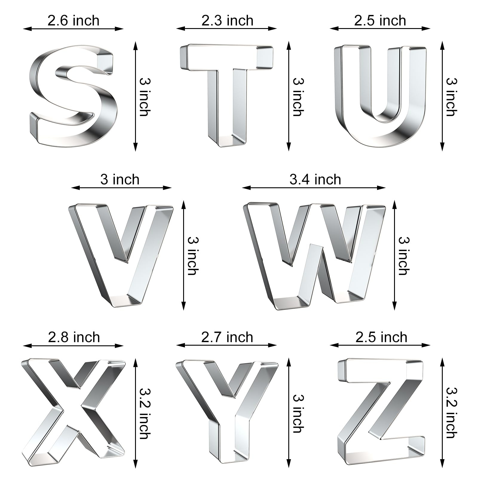 Letter Cookie Cutters Shapes - - đánh giá và giá Kitchen Baking Cookies