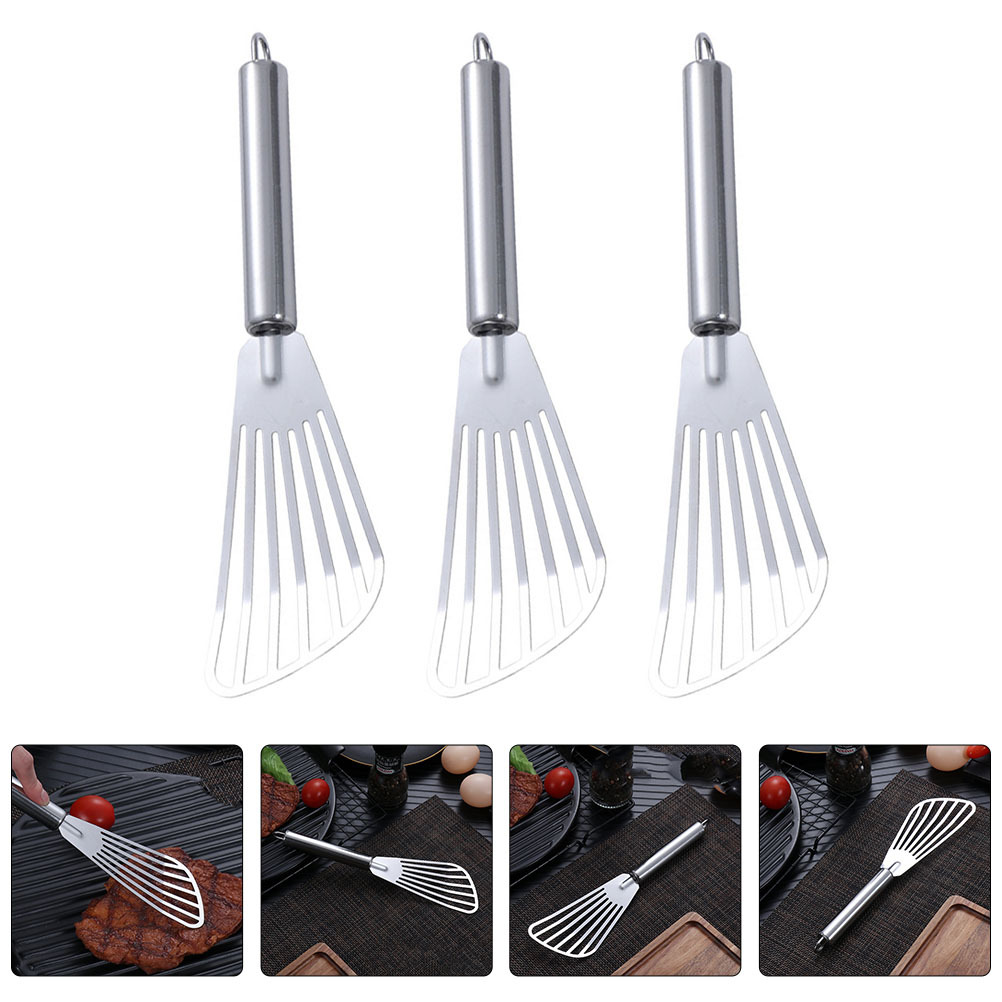 3pcs Stainless Steel Spatula F - đánh giá và giá Kitchen Baking Products