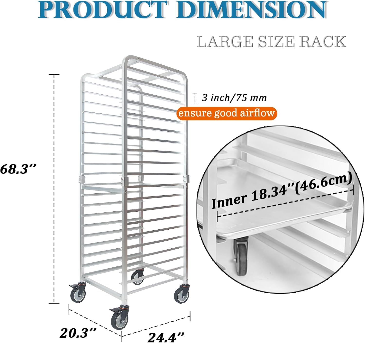 Commercial 20 Tier Stainless S - đánh giá và giá Kitchen Baking Pan Organizer