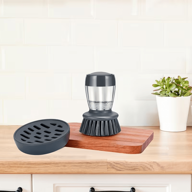 Dishwashing Brush With Soap Di - đánh giá và giá Kitchen Baking Pan Organizer