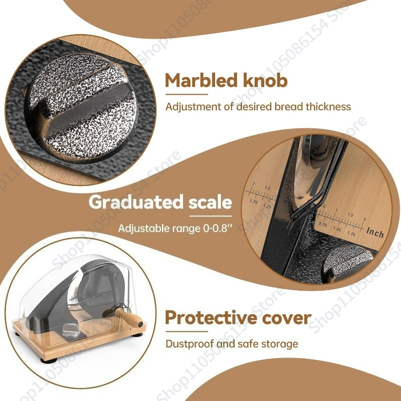 Adjustable Manual Bread Slicer - đánh giá và giá Kitchen Baking Gift Basket