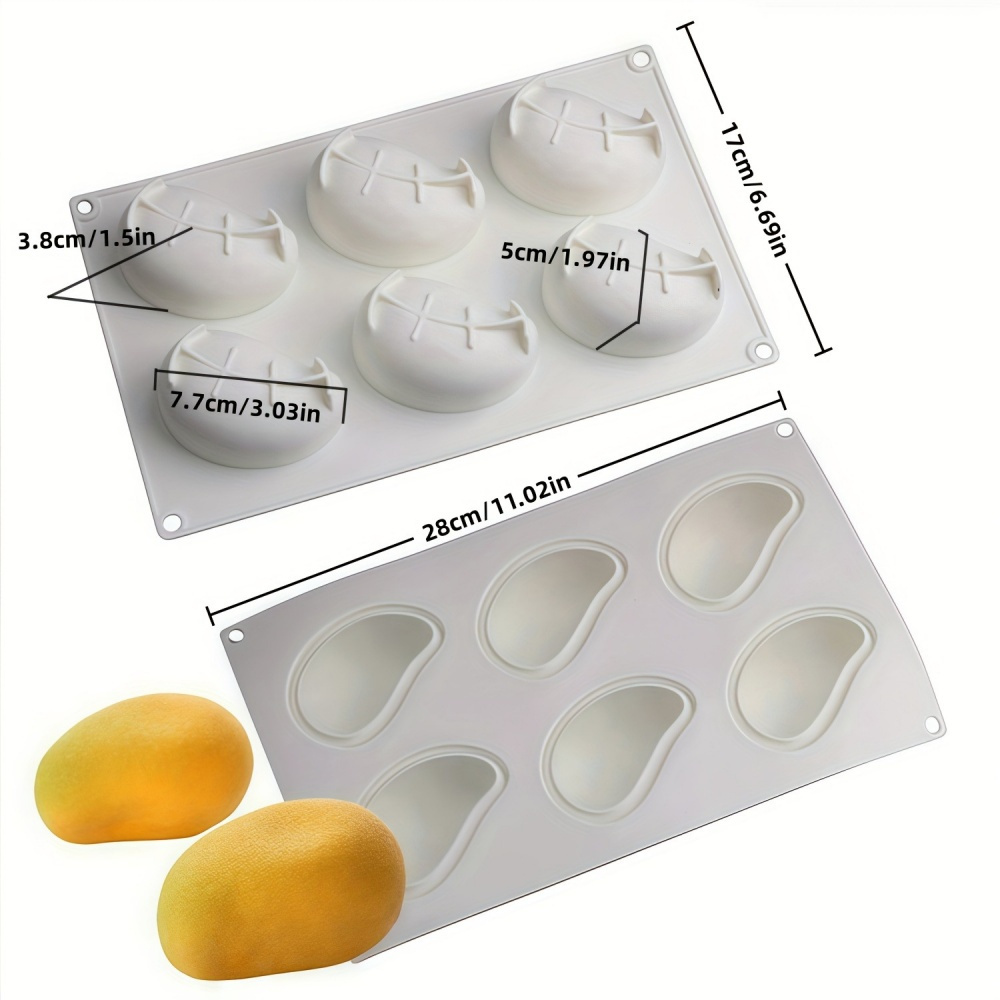 3D Mango Design Silicone Cake  - đánh giá và giá Baking Kitchen Design