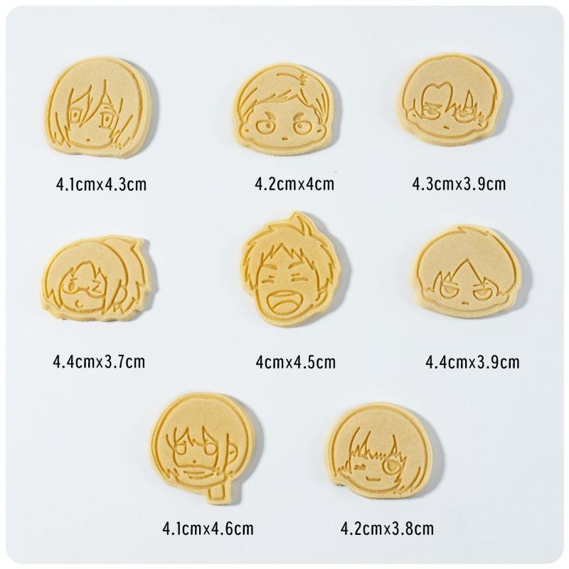 8Pcs Cute Attack on Titan Eren - đánh giá và giá Kitchen Baking Products